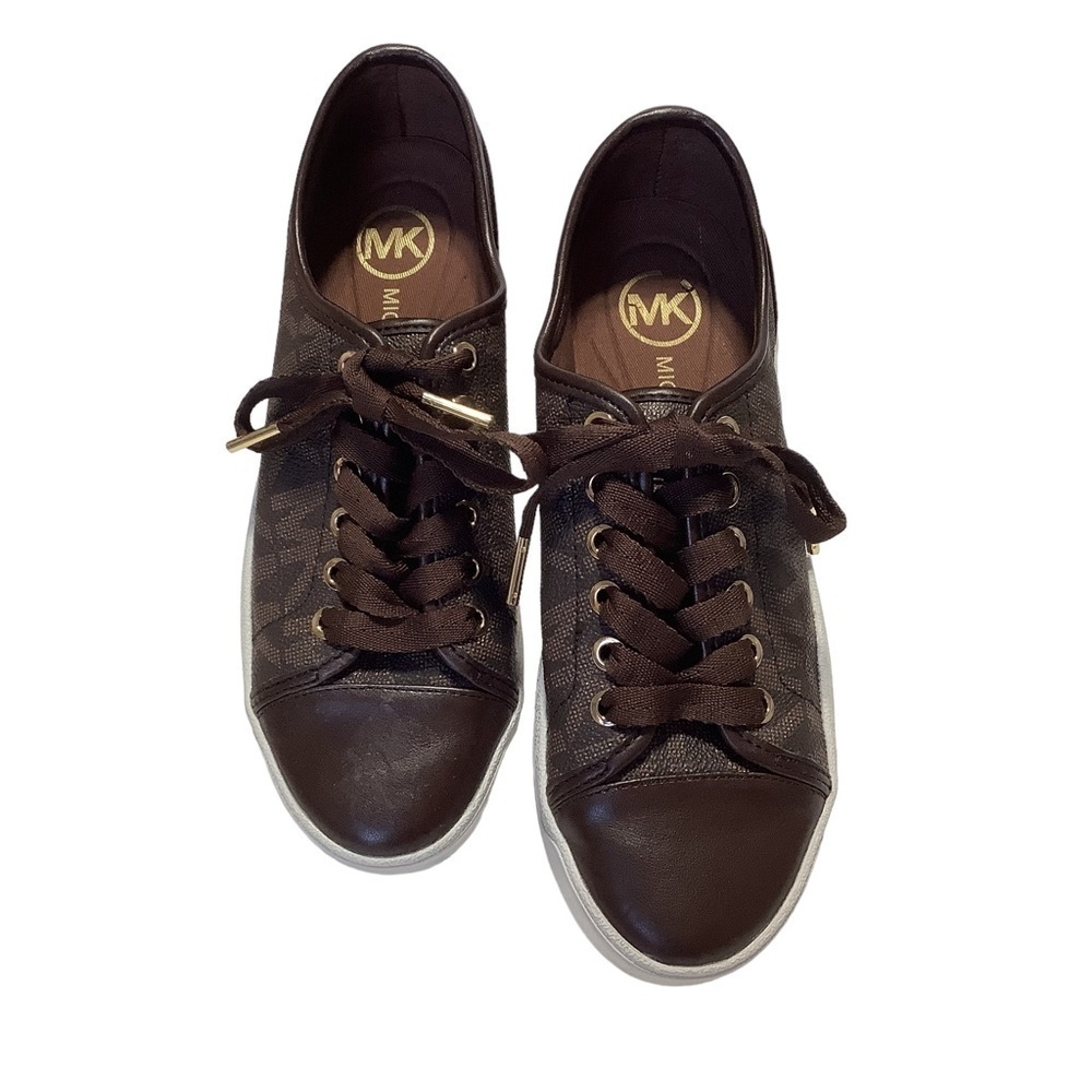 MICHAEL‎ KORS Leather City Sneakers - Size 6M - Picture 2 of 10